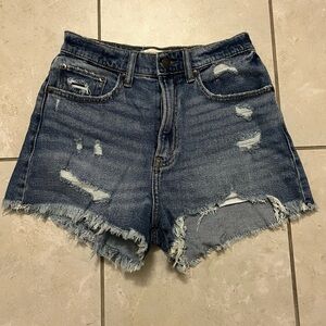 Abercrombie and Fitch Cut Off Mom Shorts Size 0